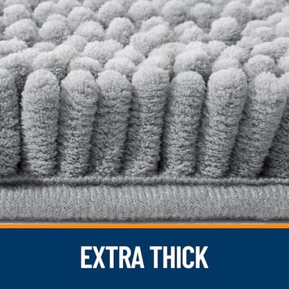 OLANLY Bathroom Runner Rugs 47x17, Extra Soft Absorbent Chenille Bath Rugs