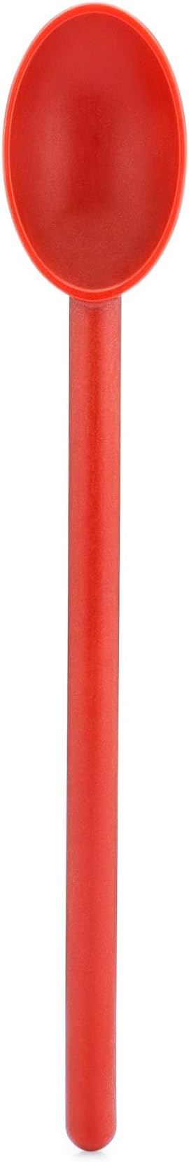 Matfer Bourgeat Exoglass® High Temperature Cooking Spoon, Red, 11 7/8"