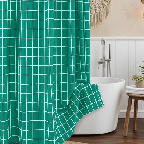 Fabric Shower Curtains for Bathroom-Cloth Modern Farmhouse Shower Curtain