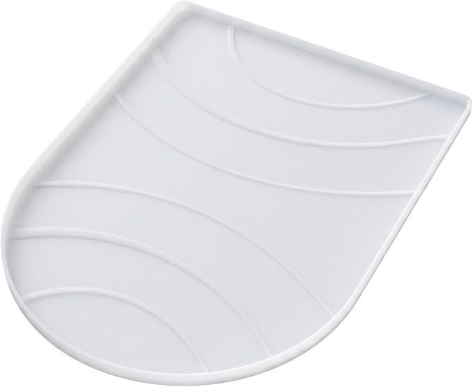 Silicone Coffee Mat,15.8"x 11.8"in Bar Mat for Countertop,Heat-Resistant,Non-Slip,Leak-Proof,Fit for Coffee Maker/Espresso Machine-Translucent