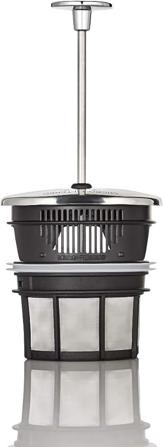 ESPRO Fathers Day French Press Coffee Maker for Dad, Pro P7 Brushed Stainless Steel 304, Patented Double Walled Micro-Filter, Insulated Grit-Free Brew, Heat Resistant BPA Free, 32oz