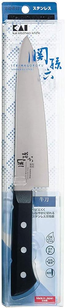 Kai KAI AB5422 Gyuto Knife Seki Magoroku Wakatake 7.1 inches (180 mm), Made in Japan, Dishwasher Safe
