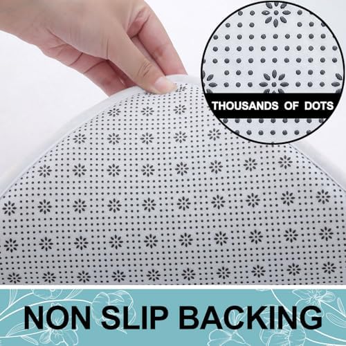 Smiry Memory Foam Bath Mat 59x20, Extra Soft and Absorbent Bathroom Rugs