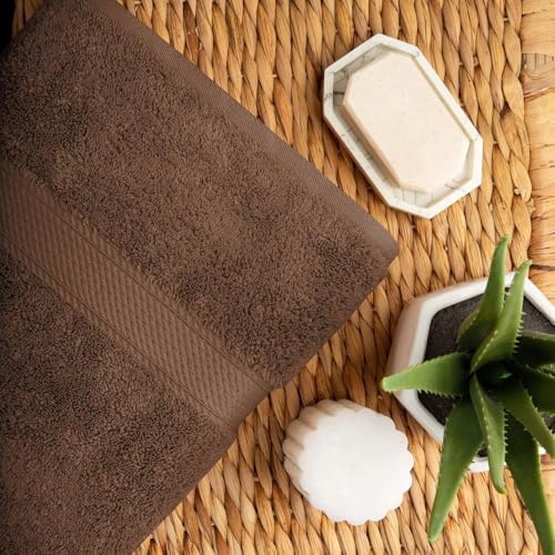 Superior Egyptian Cotton Ultra Plush & Absorbent, 10 Piece Set, Chocolate