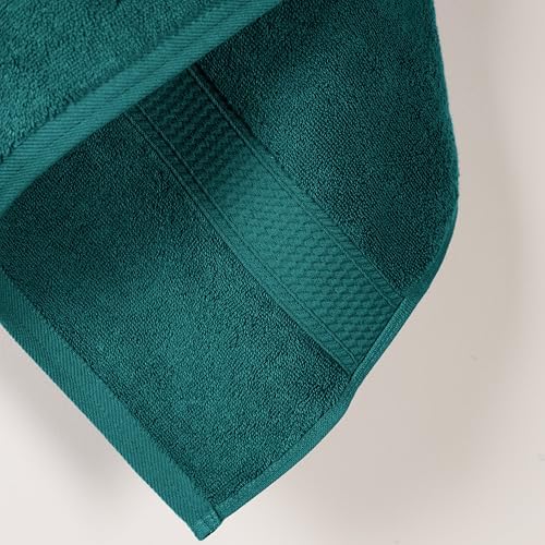 SUPERIOR Egyptian Cotton Plush & Absorbent, Bath Towel Set of 2, Teal