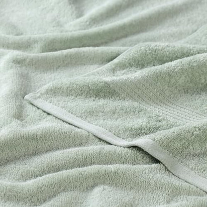 Superior Egyptian Cotton 3-Piece Towel Set, Basic Towels For Bathroom, Home Decor, Guest Bath, Shower, Apartment, Included 1 Face, 1 Hand, 1 Bath Towel, Washcloth, Quick Dry, Sage