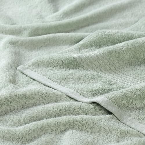 Superior Egyptian Cotton 9-Piece Towel Set, Assorted Towels for Home Bathroom, Guest Bath Decor Essentials, Includes 3 Bath, 3 Hand, 3 Face Towels/Washcloths, Quick Dry, Absorbent - Sage