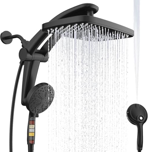12-Inch High Pressure Rain Shower Head with Handheld Spray Combo, Magnetic