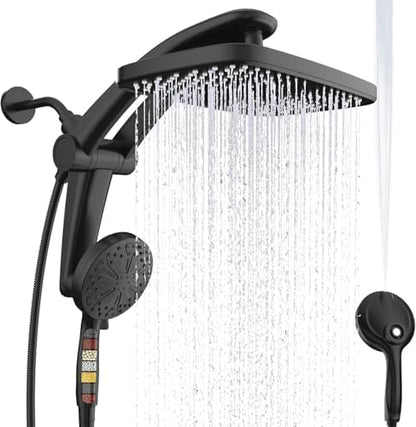 12-Inch High Pressure Rain Shower Head with Handheld Spray Combo, Magnetic