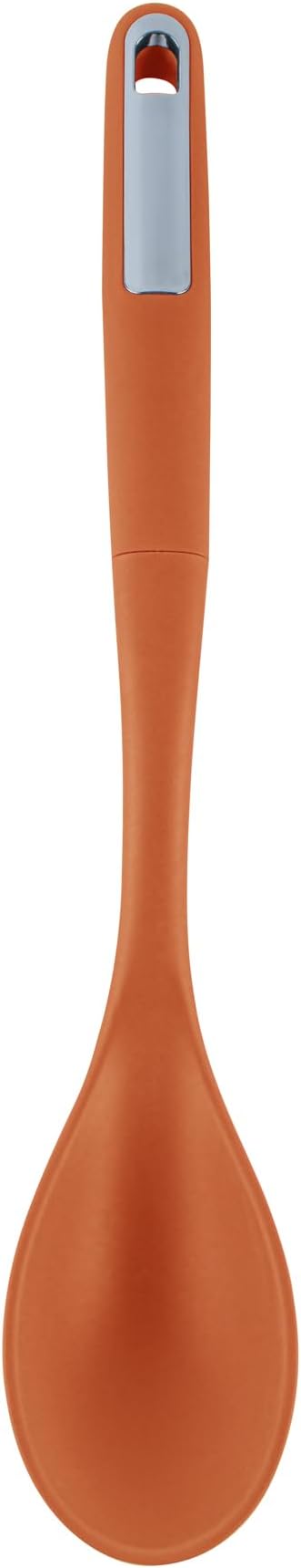 Restaurantware Silicone Utensil Set Pack of 10 Non-Slip Handle 6-Piece Kitchen Tool Set, Heat-Resistant Dishwasher-Friendly Cooking Accessories, Durable Orange Cooking Utensils