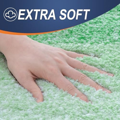 OLANLY Bathroom Runner Rug 54x24, Extra Soft Absorbent Microfiber Bath Rugs