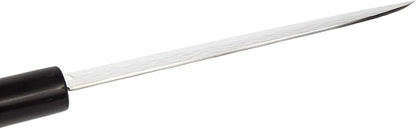 Japanese Multi Purpose Chef Knife Hammered Damascus VG-10 46 Layer Octagonal Magnolia Wood Handle, Santoku 7-inch (180mm)