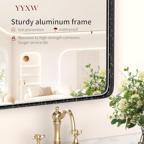 18" x 24" Black Bathroom mirros for Over Sink