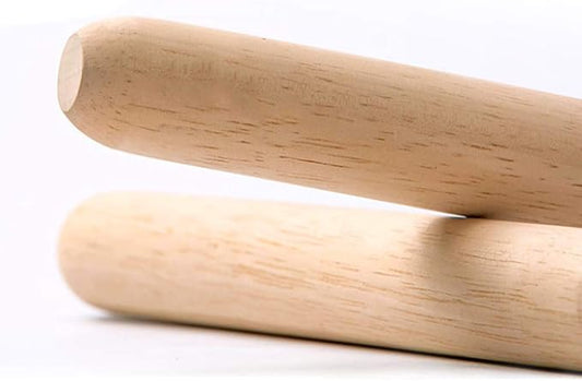 Wooden Rolling Pin, French Dumpling Rolling Pin for Baking Pizza Dough Roller 30 x 3.5cm