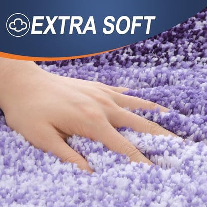 OLANLY Small Bathroom Rugs 28x18, Extra Soft Absorbent Microfiber Bath Rugs