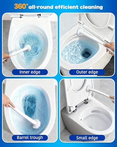 80 Pack Wand Refills Compatible with Clorox Toilet Brushes, Instant Foam Cleaning, Secure Lock No Slipping, Odor Neutralizing, Easy Snap-On Design