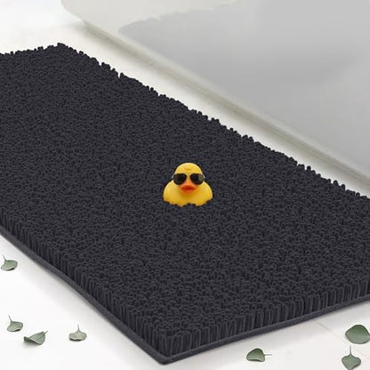 Runner Chenille Bath Mats 71"x21", Plush Absorbent Quick Dry, Soft & Machine Washable, Non Slip Carpet for Bathroom, Thick Bathroom Rugs, Shower Restroom Rug Mat, Alfombras De Bano, Bathrugs