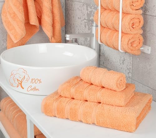 American Soft Linen 100% Cotton Luxury Turkish Towels, 3 Piece Towel Set