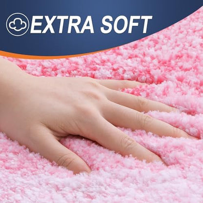 OLANLY Large Bathroom Rugs 44x32, Extra Soft Absorbent Microfiber Bath Rugs