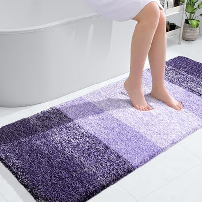 OLANLY Large Bathroom Rugs 50x30, Extra Soft Absorbent Microfiber Bath Rugs