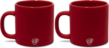 Silipint 16oz Silicone Coffee Mug – Unbreakable Dishwasher Safe Microwave Oven & Freezer Compatible Travel Mug – Non-Toxic Reusable Cup for Hot Coffee Tea or Cold Drinks, Classic Red - Pack of 2