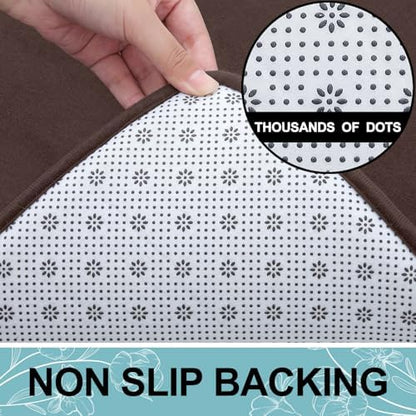 Smiry Memory Foam Bath Mat 59x24, Extra Soft and Absorbent Bathroom Rugs