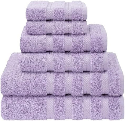 American Soft Linen 100% Cotton Luxury Turkish Towels, 6 Piece Towel Set