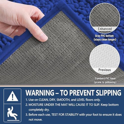 Arotive Bathroom Rugs Mat 30x20, Soft Absorbent Chenille Shaggy Bath Mat