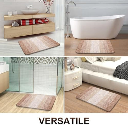 OLANLY Bathroom Runner Rug 45x27, Extra Soft Absorbent Microfiber Bath Rugs