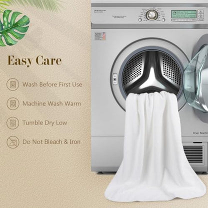 Orighty Bath Towels, Soft Feel Bath Towel, 4 Pack (27'' x 54'')