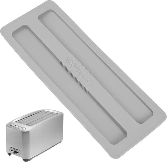 Kichvoe Toaster Cover: Silicone Toaster Lid 10.7 * 4inch 2 Slice Bread Machine Dust Cover for Kitchen