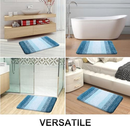 OLANLY Bathroom Runner Rug 40x24, Extra Soft Absorbent Microfiber Bath Rugs
