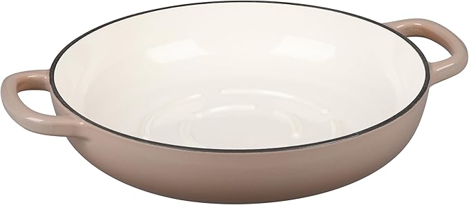 EDGING CASTING Enameled Cast Iron Dutch Oven Pot with Lid, Round Bread Oven for Homemade Sourdough Bread Baking, 6 Quart, Mocha