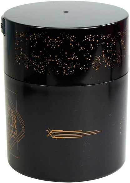 Coffeevac 1/2 LB – Patented Airtight Container | Multi-use Vacuum Container Works as Smell Proof Containers for Ground Coffee and Coffee Bean Containers. Black Gold Logo