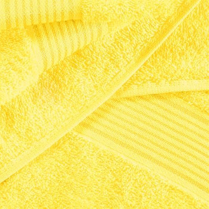 Belizzi Home Cotton 2 Pack Oversized Bath Towel Set 28x55 inches, Large Bath Towels, Ultra Absorbant Compact Quickdry & Lightweight Towel, Ideal for Gym Travel Camp Pool - Yellow