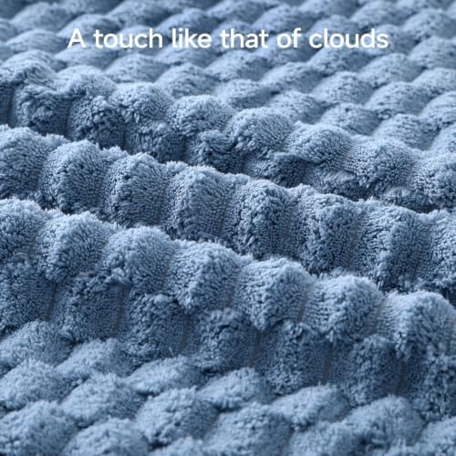 REDKISS Blue Microfiber Bath Towels Large, 30“x60” Super Absorbent Towels
