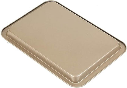 Baking Sheets Toaster Oven Pans, Cookie Sheets for Baking Tray Non Stick, Broiler Quarter Half Sheet Pan, Jelly Roll Pan Cake Pan Set for Cooking, Walooza Rimmed Cookie Sheets for Baking Nonstick