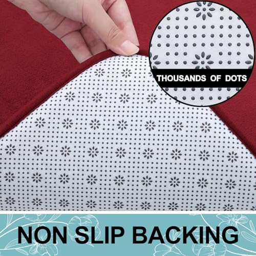 Smiry Memory Foam Bath Mat 30x20, Extra Soft and Absorbent Bathroom Rugs