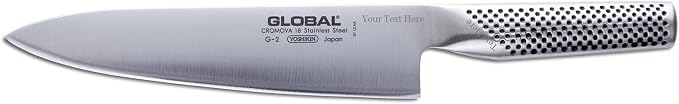 Global G-2-8" Chef's Knife with Custom Engraving - Create an Heirloom Today!