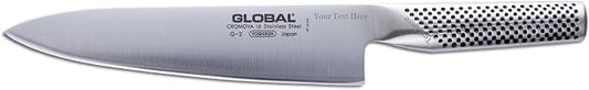 Global G-2-8" Chef's Knife with Custom Engraving - Create an Heirloom Today!