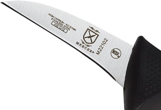 Mercer Culinary M22102 Millennia Black Handle, 2.5-Inch, Peeling/Tourne Knife (Pack of 2)