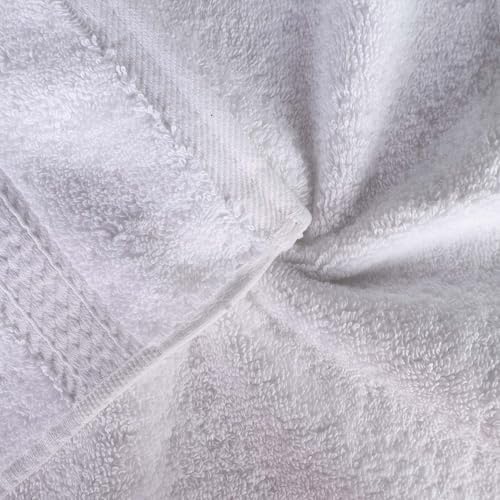 Superior Egyptian Cotton 800 GSM Plush & Absorbent, 9 Piece Set, White