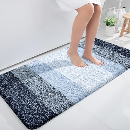 OLANLY Bathroom Runner Rug 44x24, Extra Soft Absorbent Microfiber Bath Rugs
