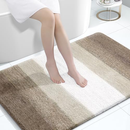 OLANLY Large Bathroom Rugs 60x40, Extra Soft Absorbent Microfiber Bath Rugs