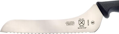 Mercer Culinary Millennia Black Handle Offset Bread Knife, 7-Inch