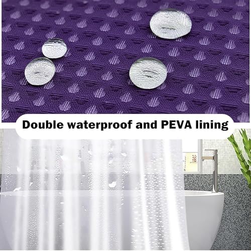 25 PCS Purple Bathroom Accessories Set丨Shower Curtain Bathroom Accessory