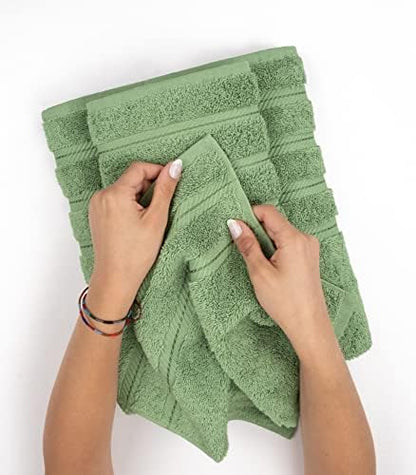 American Soft Linen 100% Cotton Luxury Turkish Towels, 4 PC Bath Towel Set