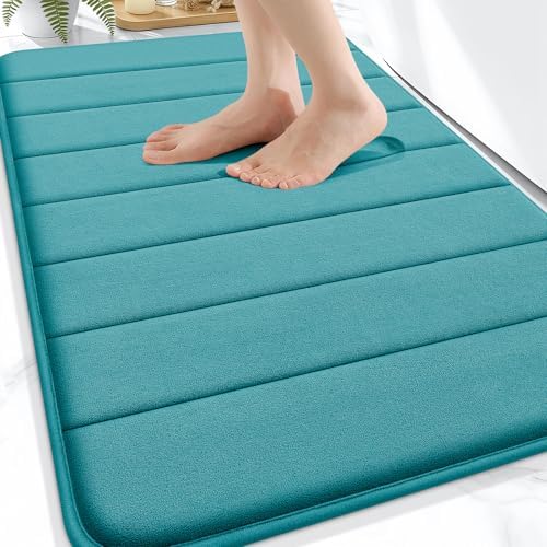 OLANLY Memory Foam Bath Mat 30x20, Super Soft and Absorbent Bathroom Rugs