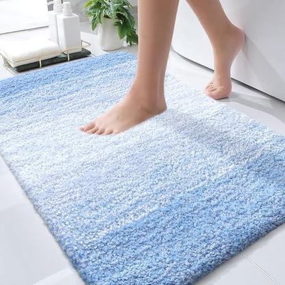 OLANLY Bathroom Rugs Mat 34x21, Extra Soft Absorbent Microfiber Bath Rugs