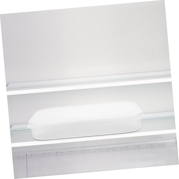 2pcs Stackable Clear Refrigerator Containers with Lids for Seafood Storage Airtight Ideal for Pantry Organization and Fridge